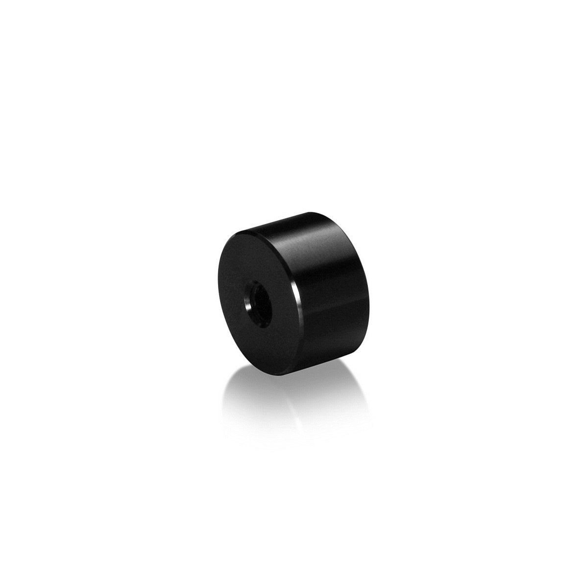 1/4-20 Threaded Barrels Diameter: 7/8'', Length: 1/2'', Black Anodized [Required Material Hole Size: 17/64'' ]