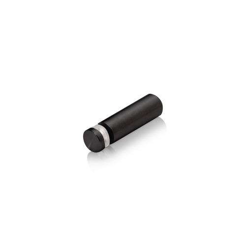 5/16'' Diameter x 1'' Length Desktop Table Standoffs (Aluminum Black Anodized) [Required Material Hole Size: 3/16'']