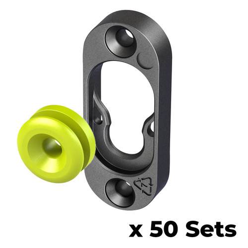 Button Fix Type 1 Flush Bracket Marker Guide Kit Connecting 90º Degree Panels x50