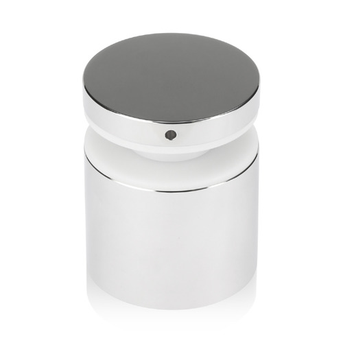2'' Diameter X 1-1/2'' Barrel Length, (304) Stainless Steel Polished Finish Strong Glass Railing Standoff Pin - Accepts 3/8'' to 13/16'' Material - 1/4'' Adjustable from Barrel (For Inside / Outside use) [Required Material Hole Size: 1-1/16'']