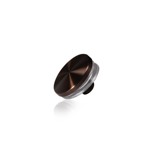 AL30-12AB Head replacement for Mbs-Standoffs 1-1/4'' Diameter x 1/2'' Barrel Length, Aluminum Bronze Anodized Finish Standoffs (Includes 2 Silicone Washers).
