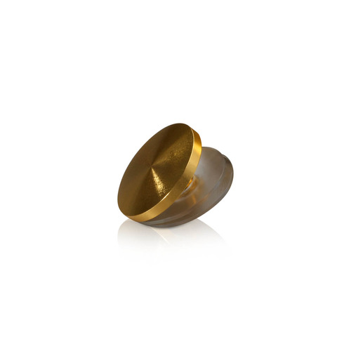 AL30-12G Head replacement for Mbs-Standoffs 1-1/4'' Diameter x 1/2'' Barrel Length, Aluminum Gold Anodized Finish Standoffs (Includes 2 Silicone Washers).
