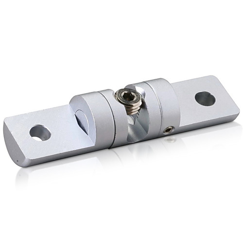 Pivoting Shelf Support - Double Sided - Aluminum Clear Anodized - For 3/8'' Diameter 3/8'' Diameter Rod