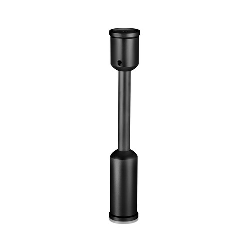Ceiling to Floor Kit, Black Matt Anodized, For 3/8'' Diameter Rod ROD310A (M6 Reverse Thread)  (Sold without Rod)
