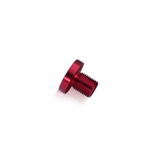 AS19-12RD Head replacement for Mbs-Standoffs 3/4'' Diameter x 1/2'' Barrel Length, Aluminum Chery Red Finish Standoffs (No Washer).