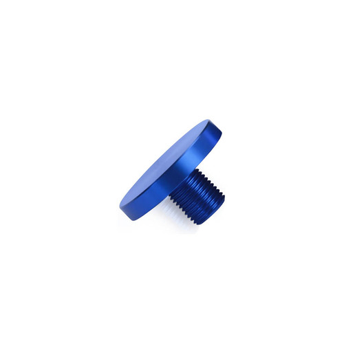 AS30-12BL Head replacement for Mbs-Standoffs 1-1/4'' Diameter x 1/2'' Barrel Length, Aluminum Blue Finish Standoffs (No Washer).