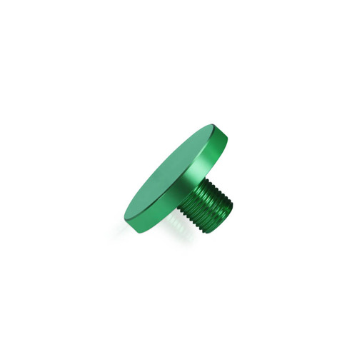 AS30-12GN Head replacement for Mbs-Standoffs 1-1/4'' Diameter x 1/2'' Barrel Length, Aluminum Green Finish Standoffs (No Washer).