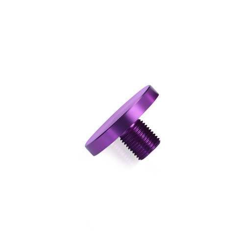 AS30-12PL Head replacement for Mbs-Standoffs 1-1/4'' Diameter x 1/2'' Barrel Length, Aluminum Purple Finish Standoffs (No Washer).