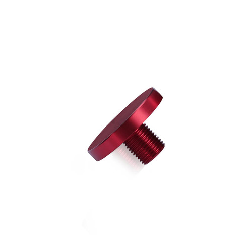 AS30-12RD Head replacement for Mbs-Standoffs 1-1/4'' Diameter x 1/2'' Barrel Length, Aluminum Chery Red Finish Standoffs (No Washer).