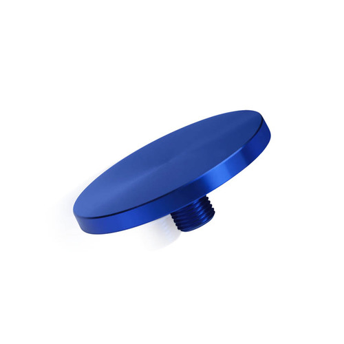 AS50-12BL Head replacement for Mbs-Standoffs 2'' Diameter x 1/2'' Barrel Length, Aluminum Blue Finish Standoffs (No Washer).