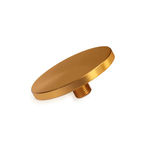 AS50-12GD Head replacement for Mbs-Standoffs 2'' Diameter x 1/2'' Barrel Length, Aluminum Gold Finish Standoffs (No Washer).