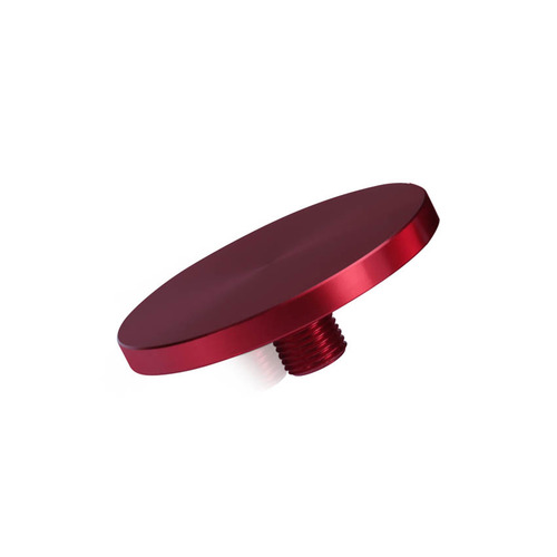 AS50-12RD Head replacement for Mbs-Standoffs 2'' Diameter x 1/2'' Barrel Length, Aluminum Chery Red Finish Standoffs (No Washer).