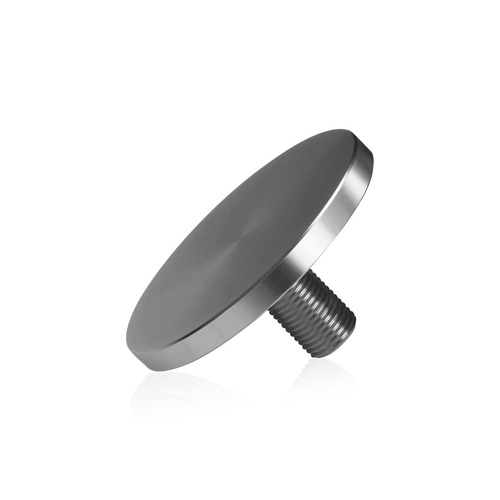 AS50-12SG Head replacement for Mbs-Standoffs 2'' Diameter x 1/2'' Barrel Length, Aluminum Stell Grey Finish Standoffs (No Washer).