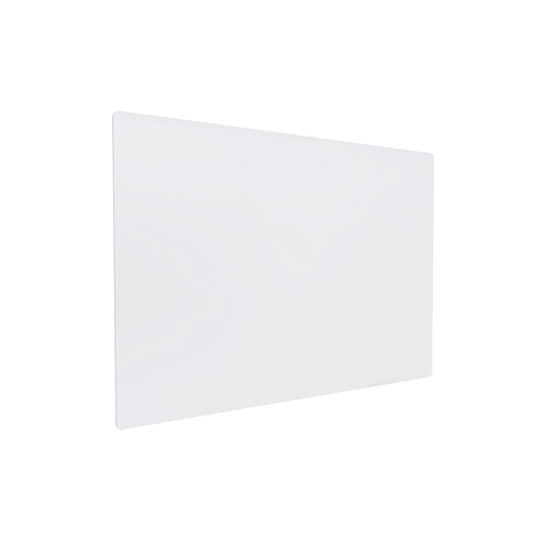 Clear Acrylic Sneeze Guard 23-1/2'' Wide x 35'' Tall x 0.157'' Thickness