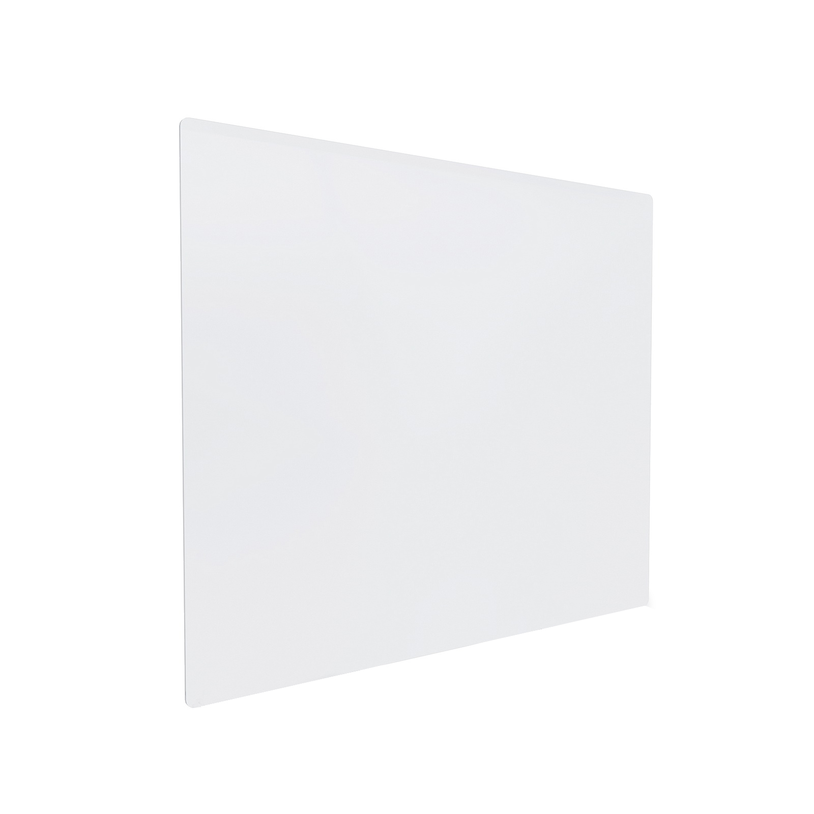 Clear Acrylic Sneeze Guard 30'' Wide x 36'' Tall x 0.157'' Thickness