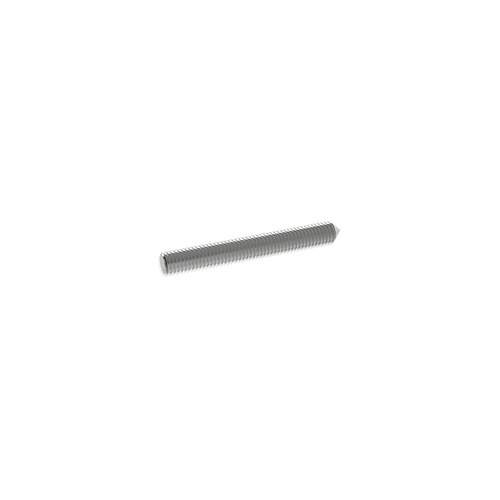 3/16'' Diameter X 2'' Long, Aluminum 10-24 Threaded Stud (1 End Flat - 1 End Conical)