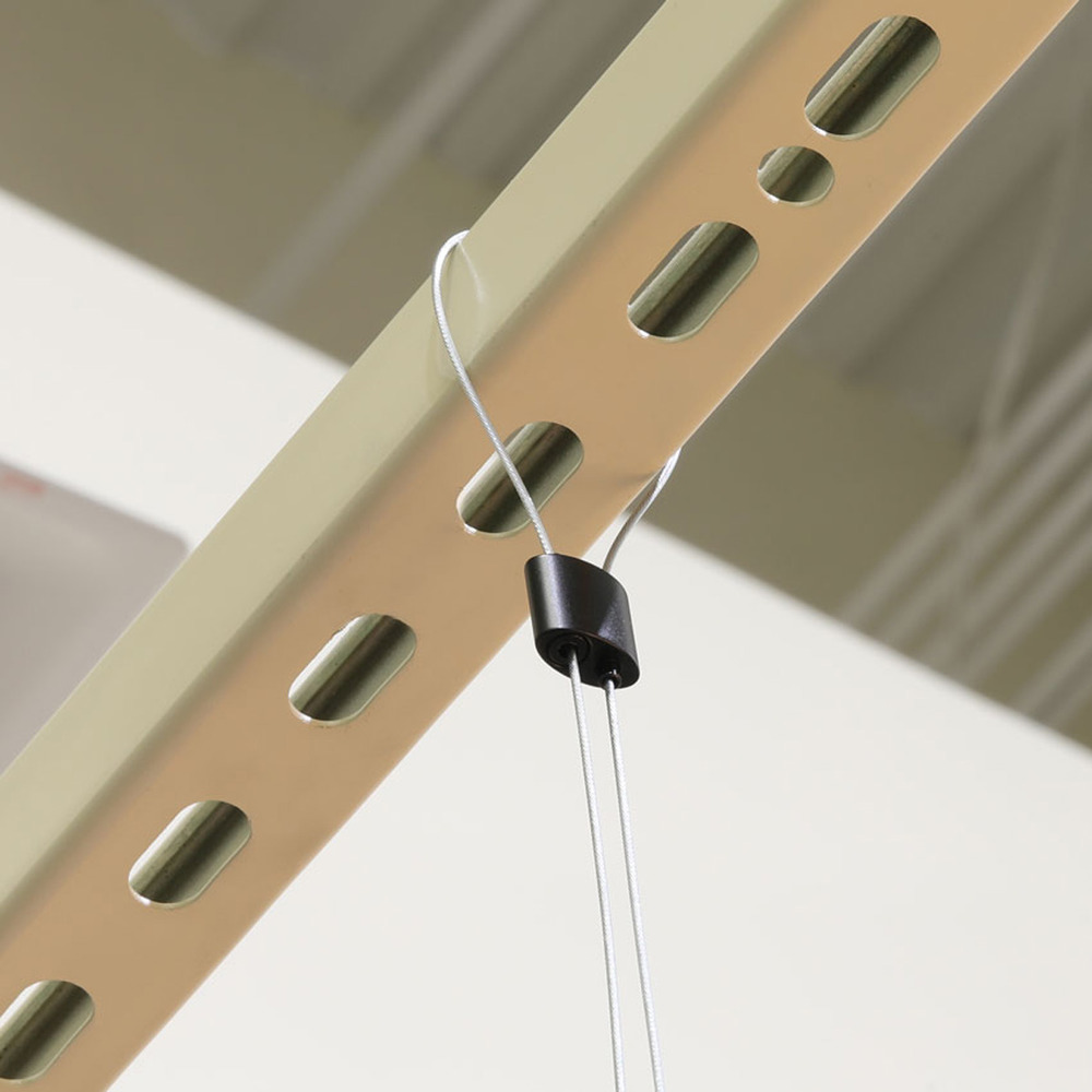 Aircraft Wire Cable Stop Clamp Adjuster Gripper Looper, Matte black