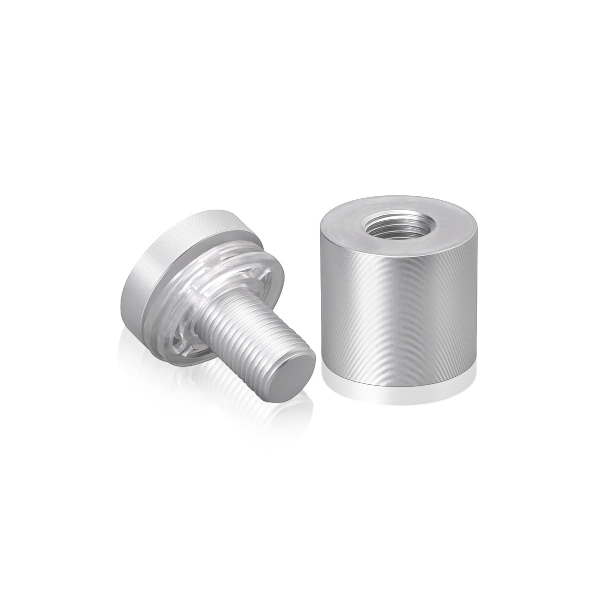 7/8'' Diameter X 3/4'' Barrel Length, Aluminum Flat Head Standoffs