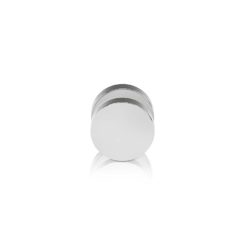 1'' Diameter Polished Stainless Steel 304, Mall Front Clamp (Material Thickness Accepted: 1/4'' to 1/2'')