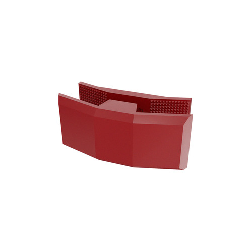150° Connector, ABS Red (Pantone 200C) for 5/8'' and 3/4'' Panels