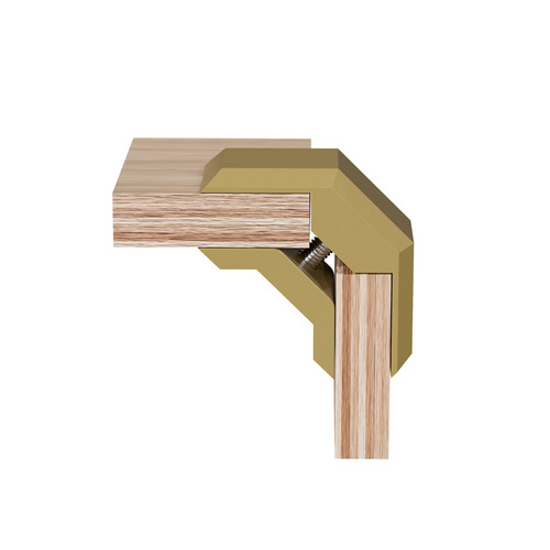 90° Connector, PLA Classic Birch for 5/8'' and 3/4'' Panels