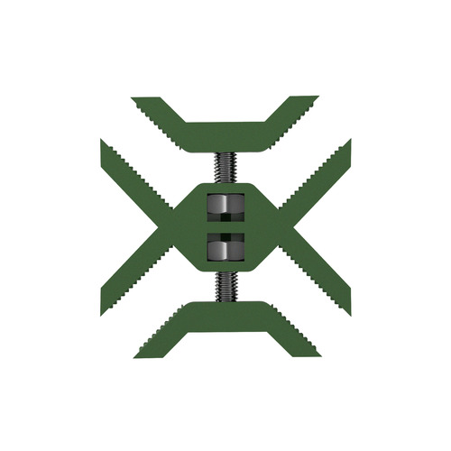 Cross Connector, ABS Olive (Pantone 363C) for 5/8'' and 3/4'' Panels