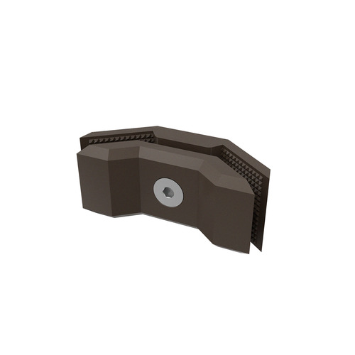 105° Connector For Substrates, PLA Black Walnut for 1/4