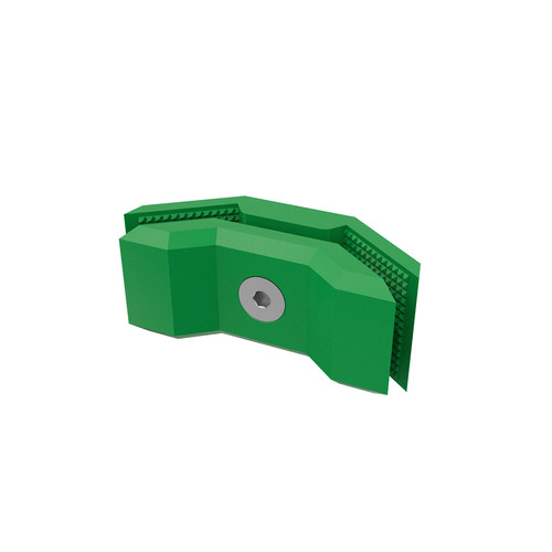 105° Connector For Substrates, ABS Green (Pantone 355C) for 1/4