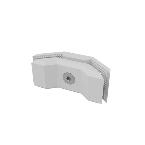105° Connector For Substrates, ABS White for 1/4