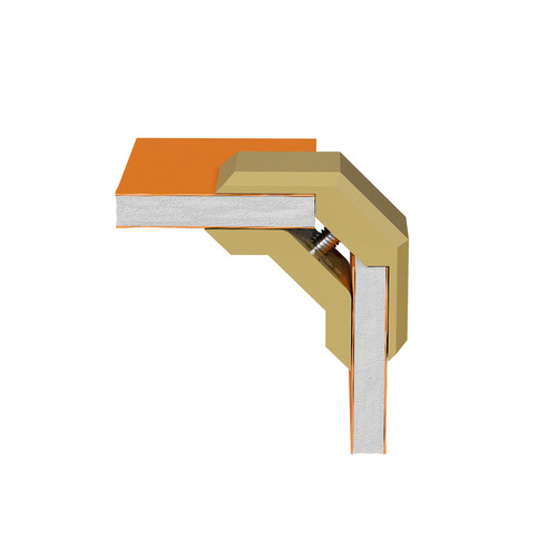 90° Connector For Substrates, PLA Classic Birch for 1/4