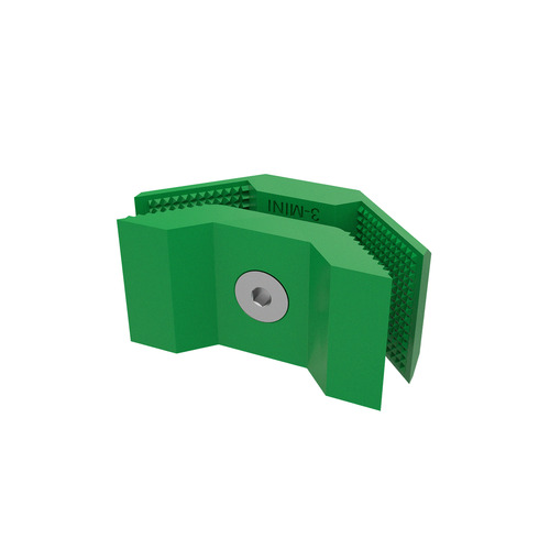 90° Connector For Substrates, ABS Green (Pantone 355C) for 1/4