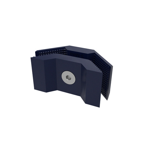 90° Connector For Substrates, ABS Navy Blue (Pantone 294C) for 1/4
