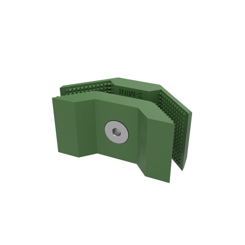 90° Connector For Substrates, ABS Olive (Pantone 363C) for 1/4
