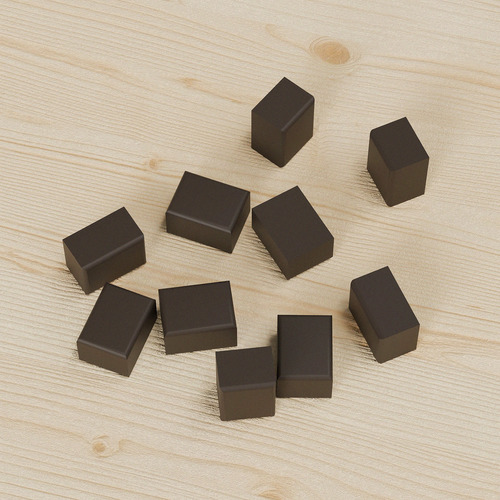 Black Walnut PLA Hole Plug for Panel Connector For Substrates s (Bag Of 10 Pieces)