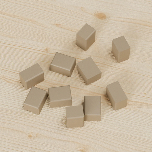 White Oak PLA Hole Plug for Panel Connector For Substrates s (Bag Of 10 Pieces)
