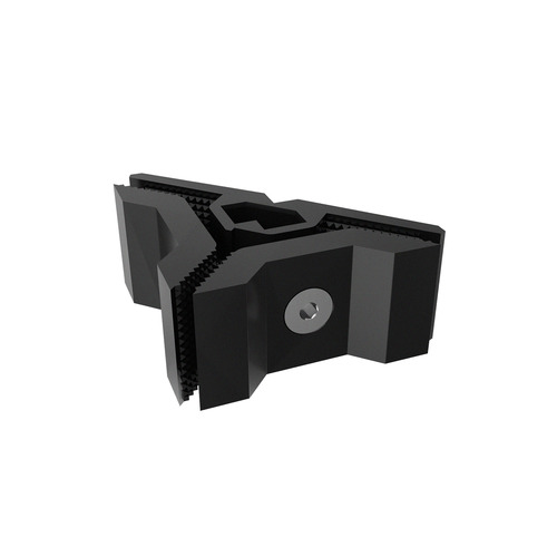 'T'' Connector For Substrates, ABS Black for 1/4