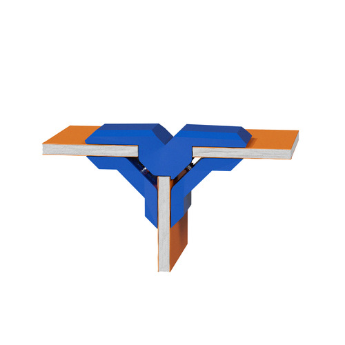 'T''Connector For Substrates, ABS Blue (Pantone 286C) for 1/4