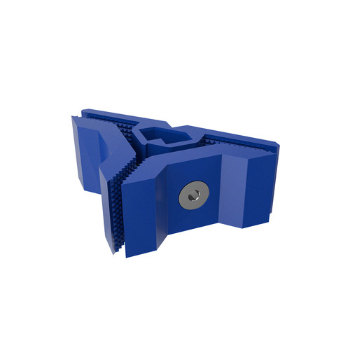 'T''Connector For Substrates, ABS Blue (Pantone 286C) for 1/4