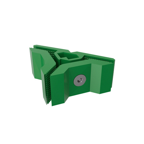 'T'' Connector For Substrates, ABS Green (Pantone 355C) for 1/4