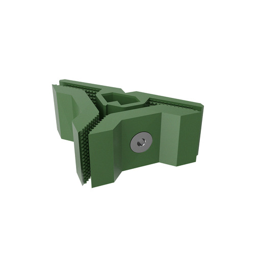 'T'' Connector For Substrates, ABS Olive (Pantone 363C) for 1/4