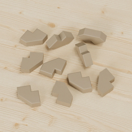 White Oak PLA Hole Plug for 'T' Connector For Substrates s (Bag Of 10 Pieces)