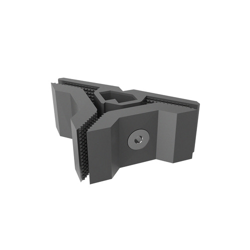 'T'' Connector For Substrates, ABS Silver Gray (Pantone 429C) for 1/4