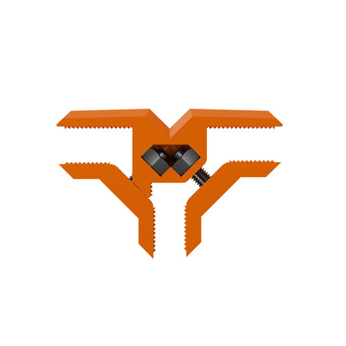 'T'' Connector, ABS Orange (Pantone 165C) for 5/8'' and 3/4'' Panels