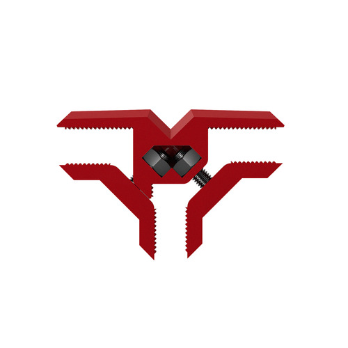 'T'' Connector, ABS Red (Pantone 200C) for 5/8'' and 3/4'' Panels