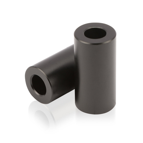 OD: 1/2'' x ID: 1/4'' x L: 1'' Aluminum Matte Black Anodized Spacers (Sold Per Unit)