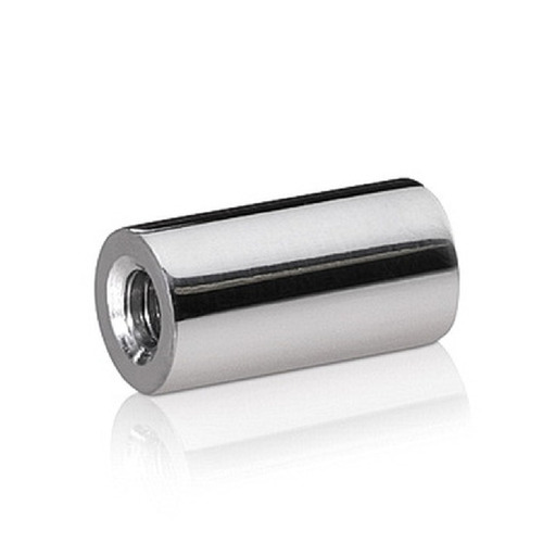 10-24 Threaded Barrels Diameter: 3/8'', Length: 3/4'', Stainless Steel Polished Finish Grade 304 [Required Material Hole Size: 7/32'' ]
