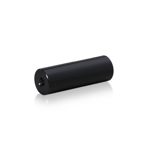 10-24 Threaded Barrels Diameter: 1/2'', Length: 1 1/2'', Black Anodized [Required Material Hole Size: 7/32'' ]