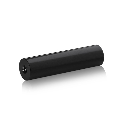 10-24 Threaded Barrels Diameter: 1/2'', Length: 2'', Black Anodized [Required Material Hole Size: 7/32'' ]