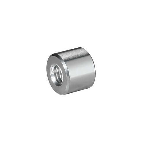 5/16-18 Threaded Barrels Diameter: 5/8'', Length: 1/2'', Clear Anodized [Required Material Hole Size: 3/8'' ]