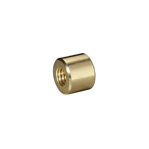 5/16-18 Threaded Barrels Diameter: 5/8'', Length: 1/2'', Gold Anodized [Required Material Hole Size: 3/8'' ]